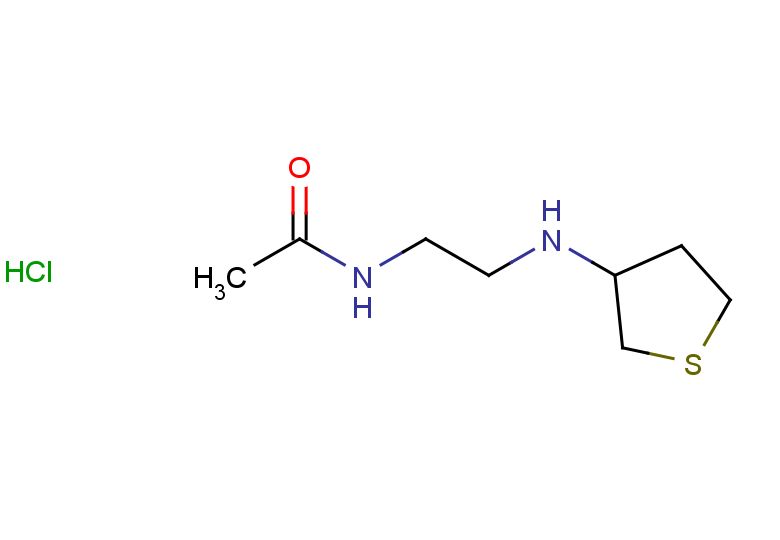 N-{2-[(thiolan-3-yl)amino]ethyl}acetamide hydrochloride