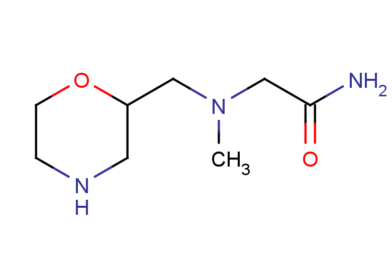 2-{methyl[(morpholin-2-yl)methyl]amino}acetamide