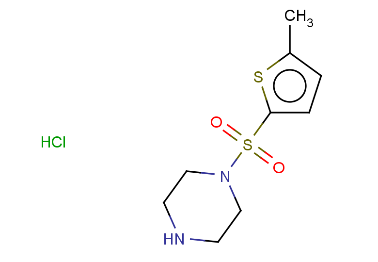 1-[(5-methylthiophen-2-yl)sulfonyl]piperazine hydrochloride