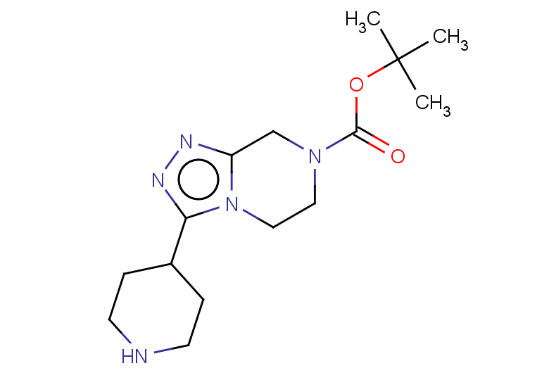 tert-butyl 3-(piperidin-4-yl)-5H,6H,7H,8H-[1,2,4]triazolo[4,3-a]pyrazine-7-carboxylate