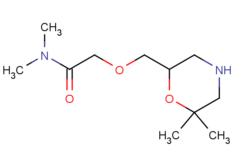 2-[(6,6-dimethylmorpholin-2-yl)methoxy]-N,N-dimethylacetamide