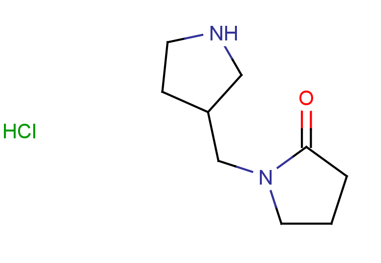 1-(pyrrolidin-3-ylmethyl)pyrrolidin-2-one hydrochloride