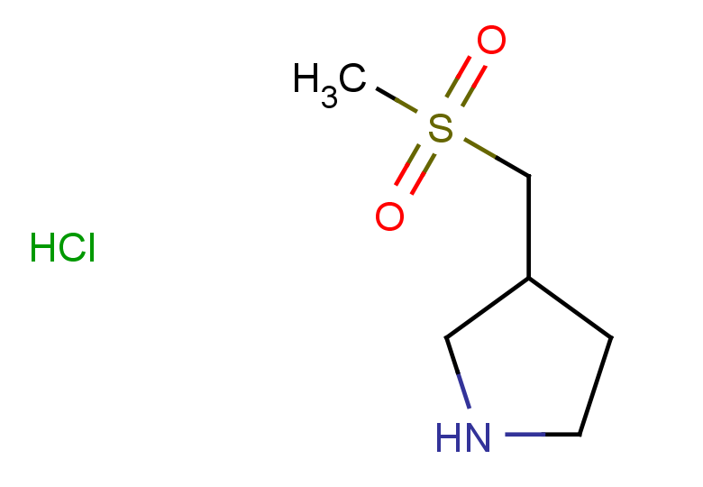 3-(methanesulfonylmethyl)pyrrolidine hydrochloride