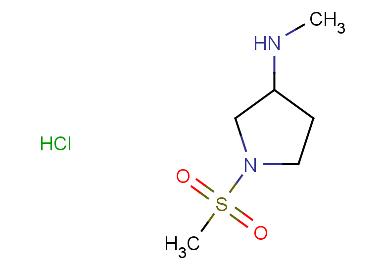 1-methanesulfonyl-N-methylpyrrolidin-3-amine hydrochloride