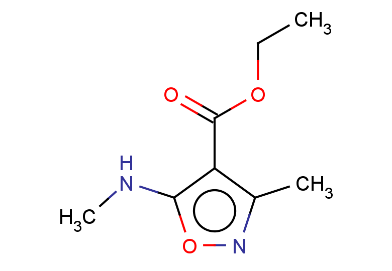 ethyl 3-methyl-5-(methylamino)-1,2-oxazole-4-carboxylate