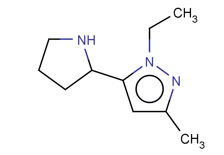 1-ethyl-3-methyl-5-(pyrrolidin-2-yl)-1H-pyrazole