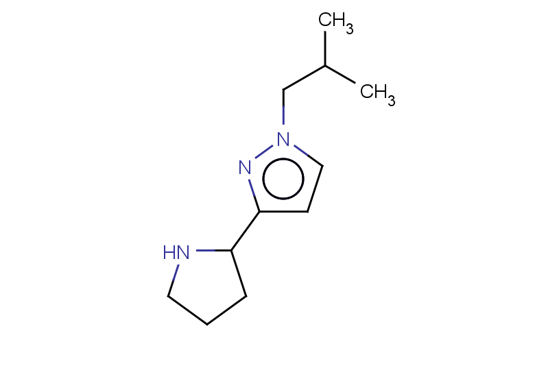 1-(2-methylpropyl)-3-(pyrrolidin-2-yl)-1H-pyrazole