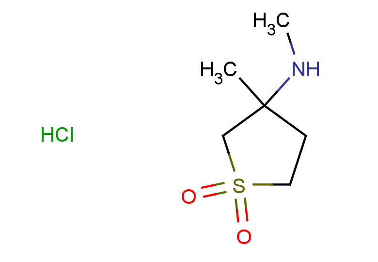 3-methyl-3-(methylamino)-1lambda6-thiolane-1,1-dione hydrochloride