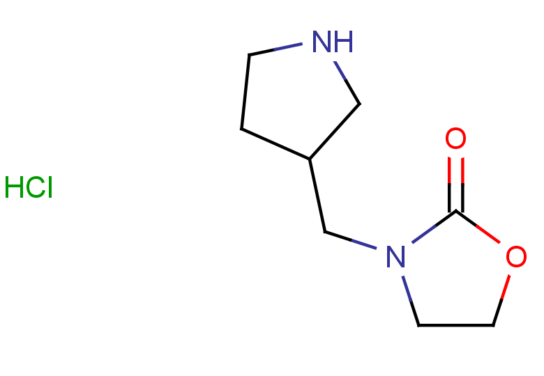 3-(pyrrolidin-3-ylmethyl)-1,3-oxazolidin-2-one hydrochloride