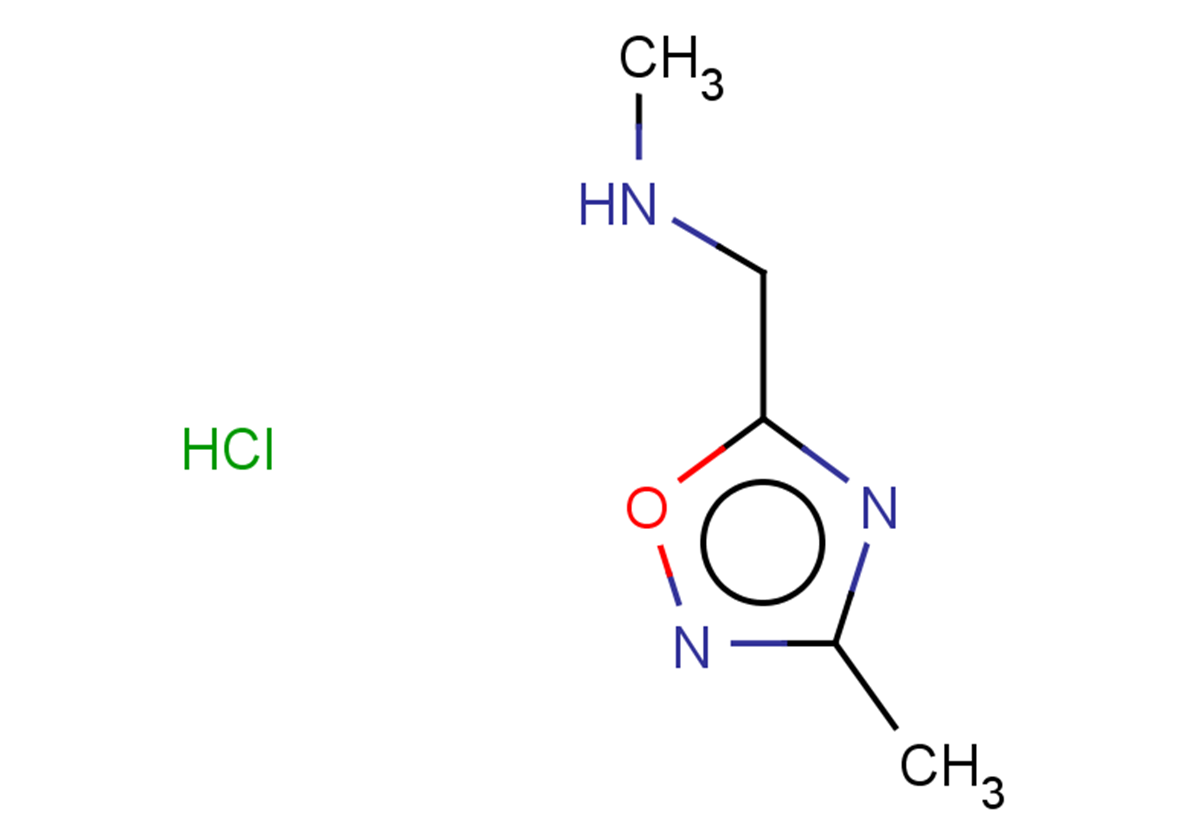 methyl[(3-methyl-1,2,4-oxadiazol-5-yl)methyl]amine hydrochloride