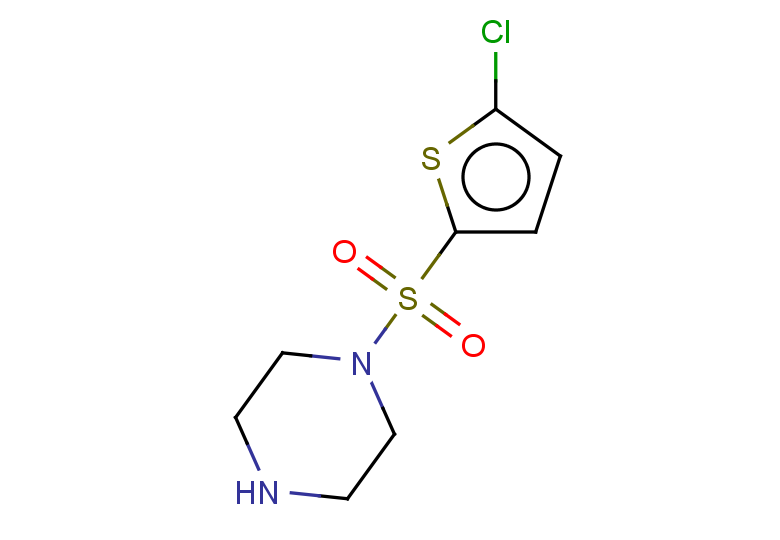 1-[(5-chlorothiophen-2-yl)sulfonyl]piperazine