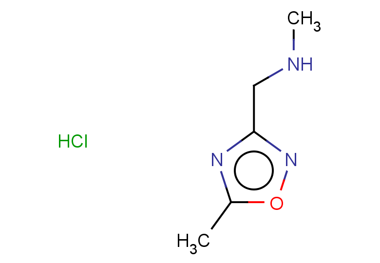 methyl[(5-methyl-1,2,4-oxadiazol-3-yl)methyl]amine hydrochloride