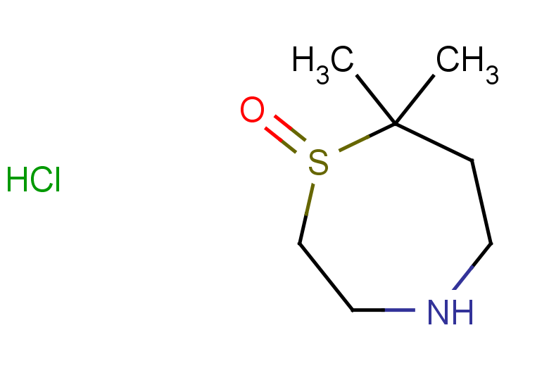 7,7-dimethyl-1lambda4,4-thiazepan-1-one hydrochloride