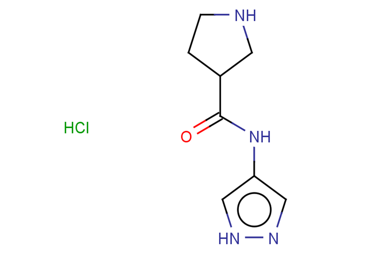 N-(1H-pyrazol-4-yl)pyrrolidine-3-carboxamide hydrochloride