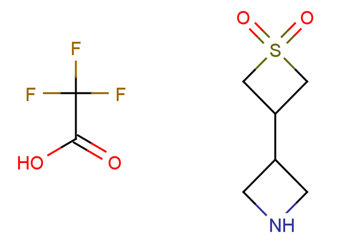 3-(azetidin-3-yl)-1lambda6-thietane-1,1-dione, trifluoroacetic acid