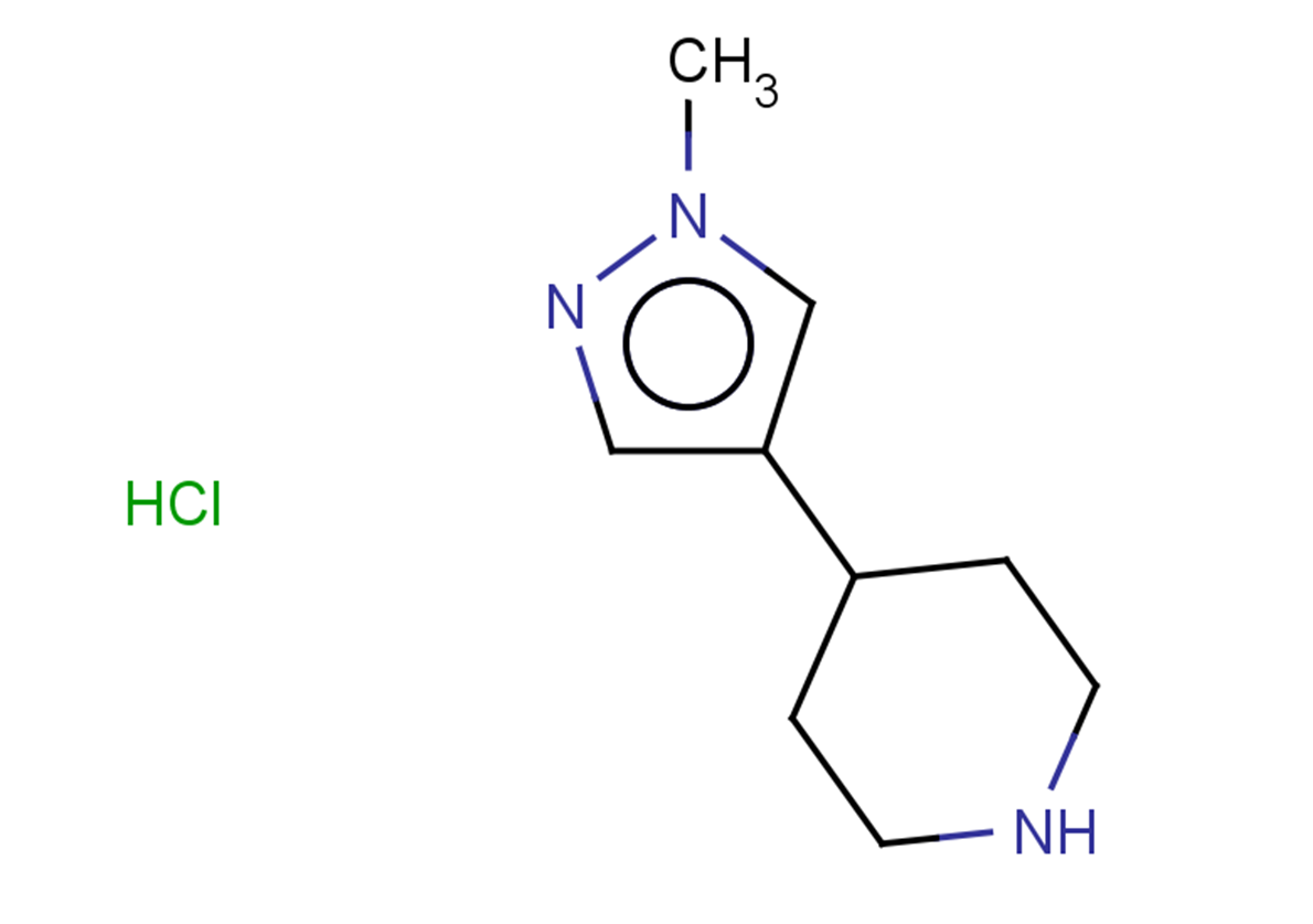 4-(1-methyl-1H-pyrazol-4-yl)piperidine hydrochloride