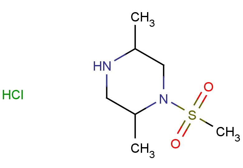 1-methanesulfonyl-2,5-dimethylpiperazine hydrochloride