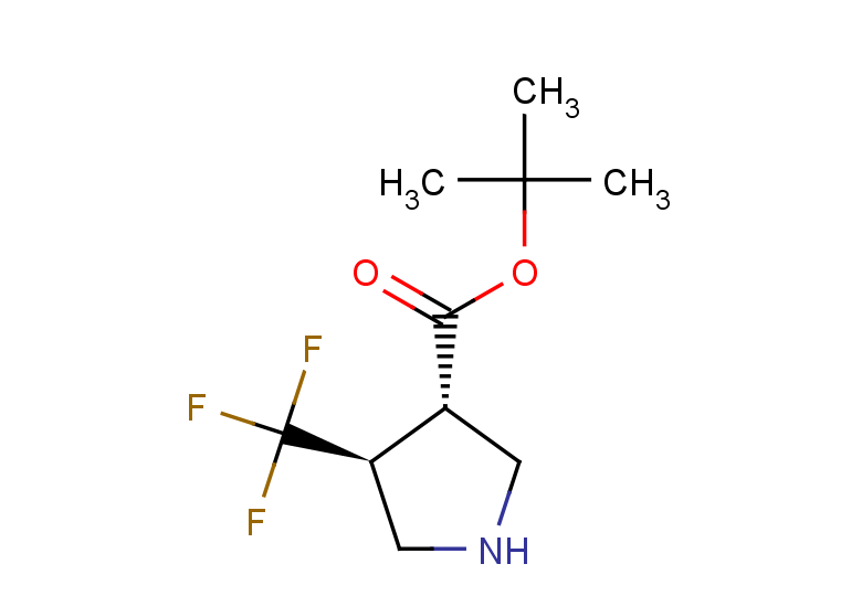 rac-tert-butyl (3R,4R)-4-(trifluoromethyl)pyrrolidine-3-carboxylate, trans