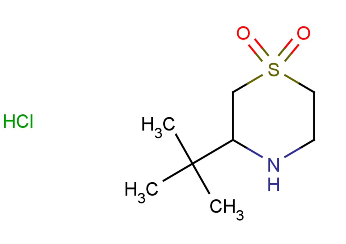 3-tert-butyl-1lambda6-thiomorpholine-1,1-dione hydrochloride