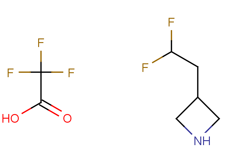 3-(2,2-difluoroethyl)azetidine trifluoroacetate