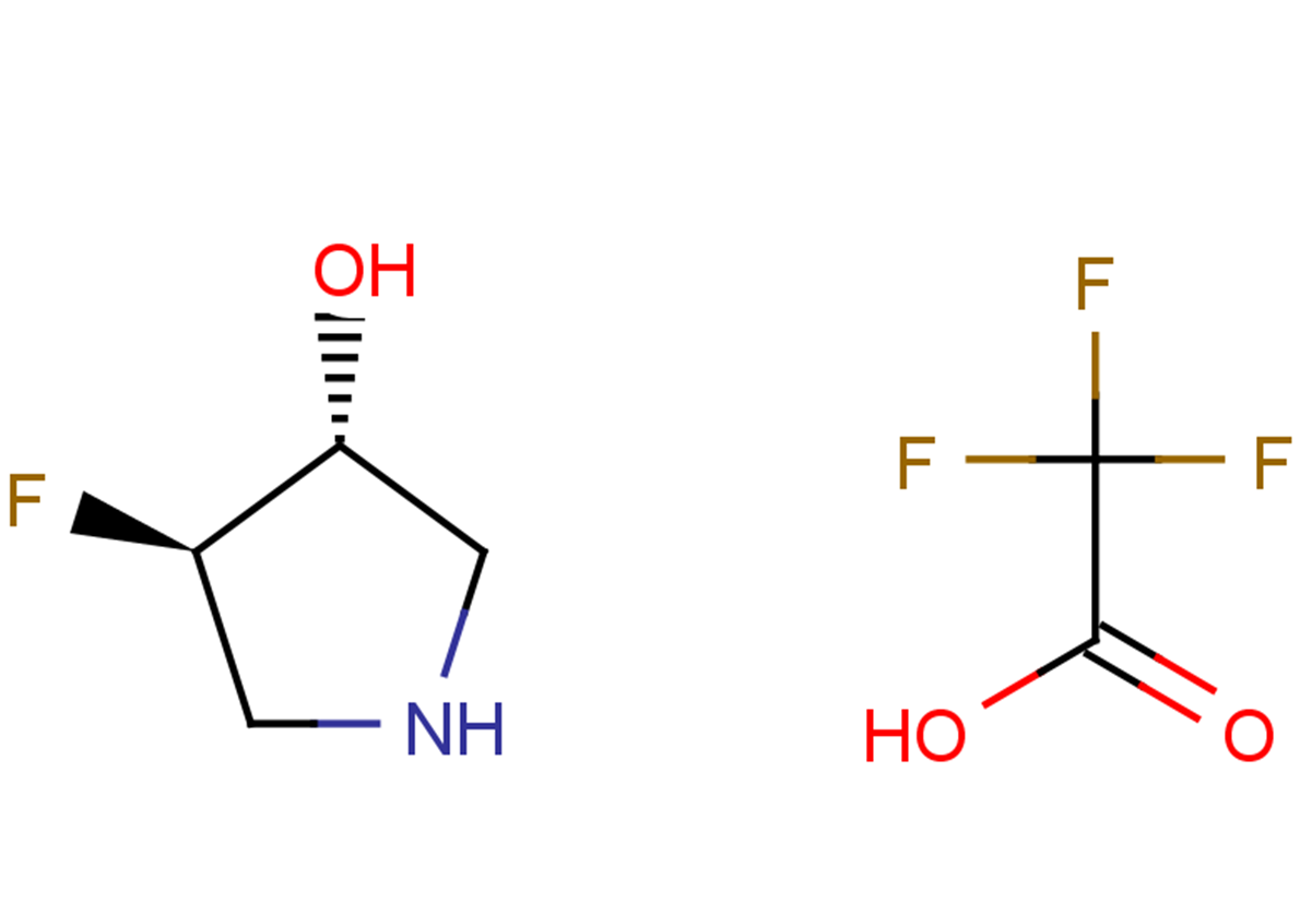 (3R,4R)-4-fluoropyrrolidin-3-ol, trifluoroacetic acid