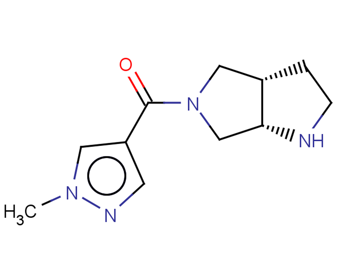 rac-4-[(3aR,6aR)-octahydropyrrolo[3,4-b]pyrrole-5-carbonyl]-1-methyl-1H-pyrazole, cis