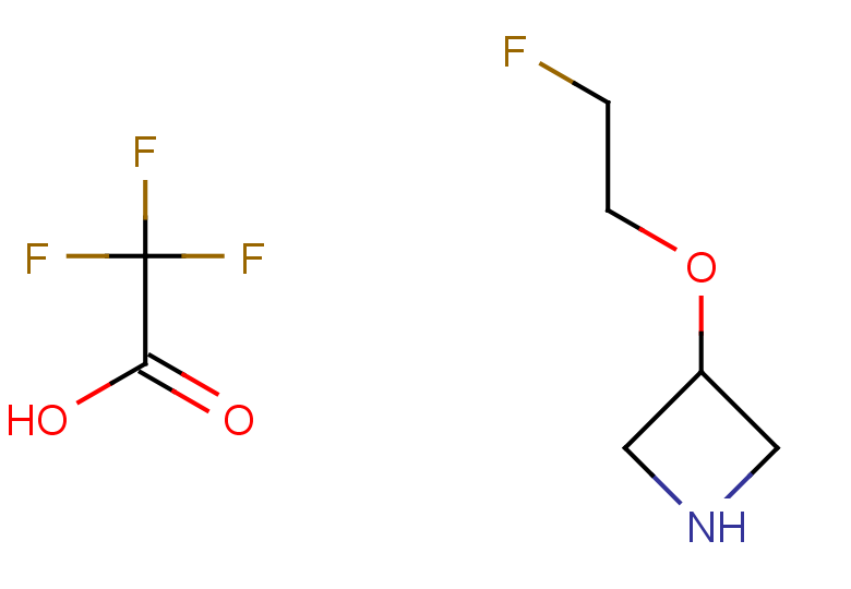 3-(2-fluoroethoxy)azetidine trifluoroacetate