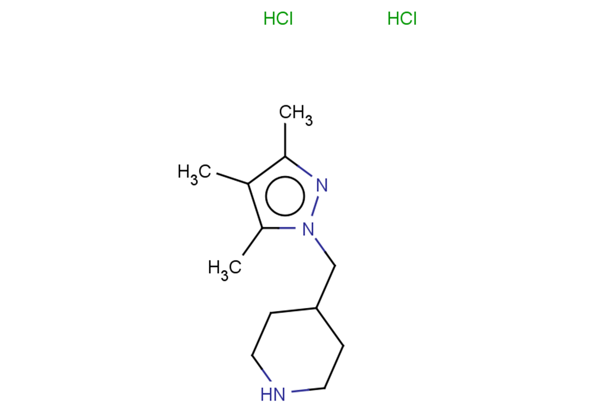 4-[(trimethyl-1H-pyrazol-1-yl)methyl]piperidine dihydrochloride