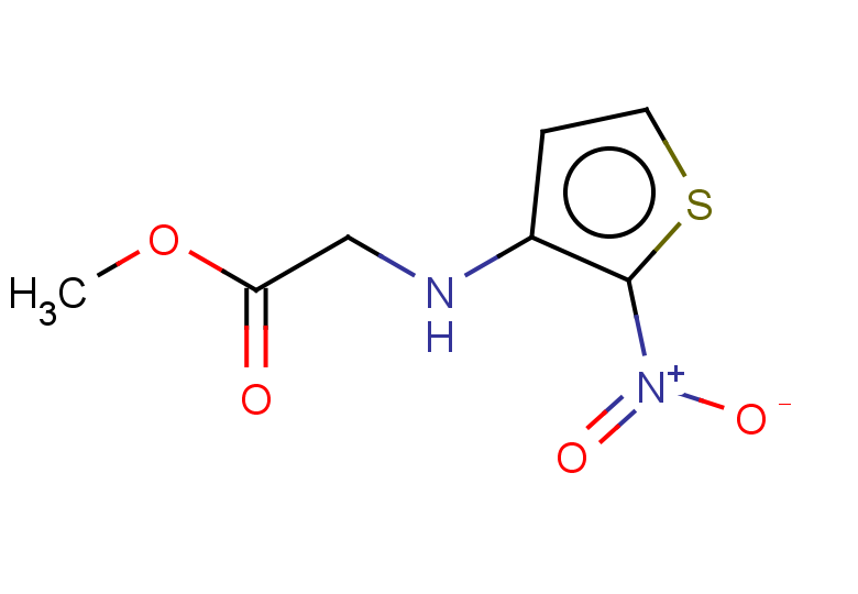 methyl 2-[(2-nitrothiophen-3-yl)amino]acetate