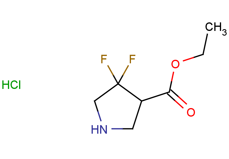 ethyl 4,4-difluoropyrrolidine-3-carboxylate hydrochloride