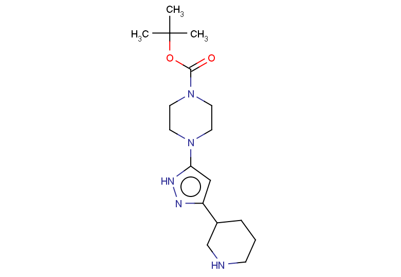 tert-butyl 4-[3-(piperidin-3-yl)-1H-pyrazol-5-yl]piperazine-1-carboxylate
