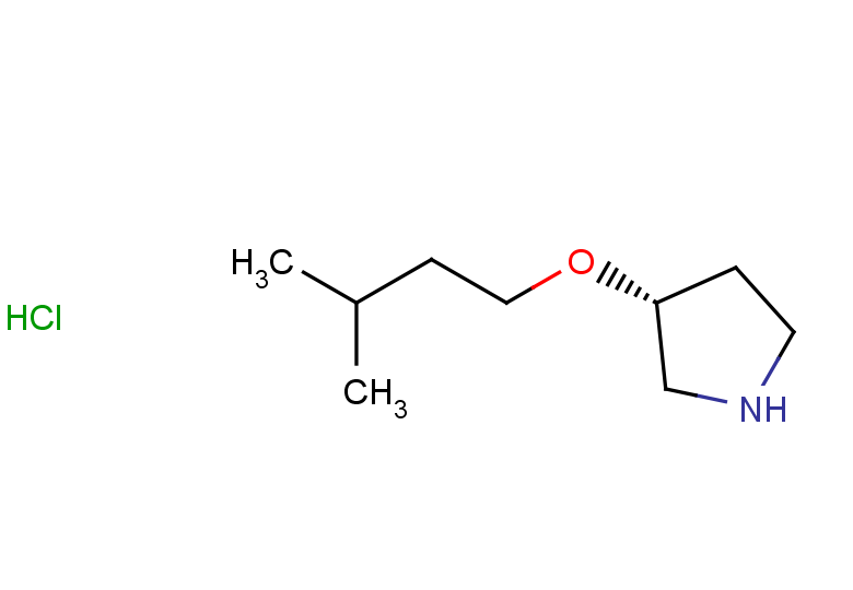 (3R)-3-(3-methylbutoxy)pyrrolidine hydrochloride