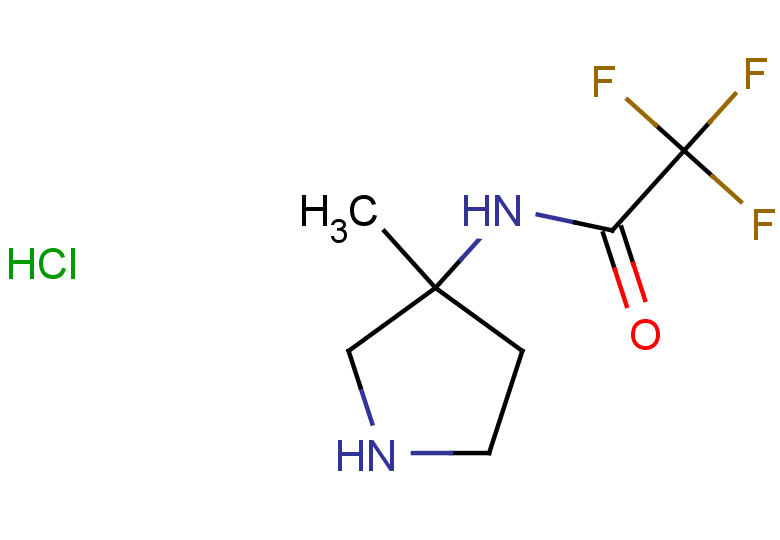 2,2,2-trifluoro-N-(3-methylpyrrolidin-3-yl)acetamide hydrochloride