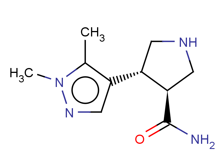 rac-(3R,4S)-4-(1,5-dimethyl-1H-pyrazol-4-yl)pyrrolidine-3-carboxamide