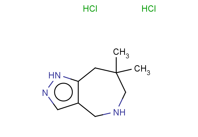 7,7-dimethyl-1H,4H,5H,6H,7H,8H-pyrazolo[4,3-c]azepine dihydrochloride