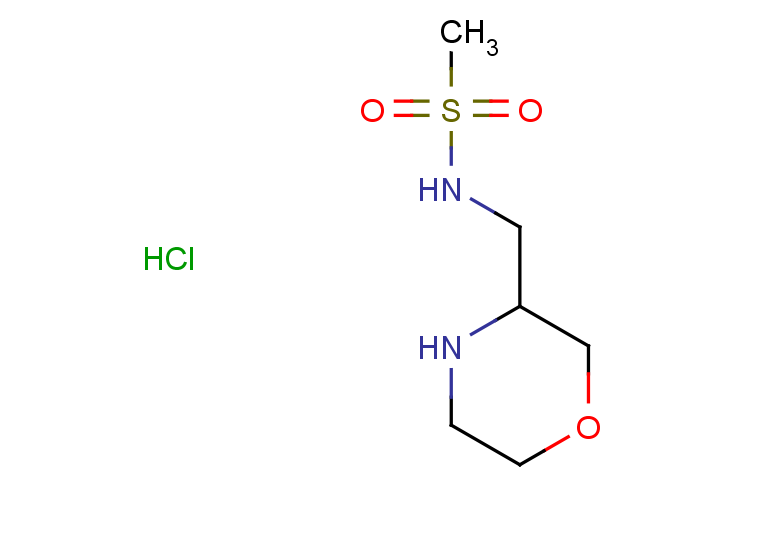 N-[(morpholin-3-yl)methyl]methanesulfonamide hydrochloride