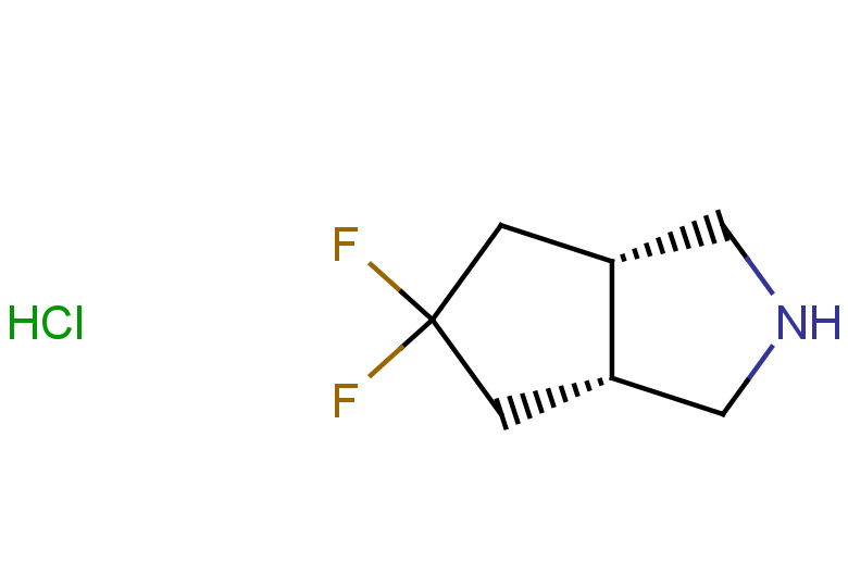 (3aR,6aS)-5,5-difluoro-octahydrocyclopenta[c]pyrrole hydrochloride