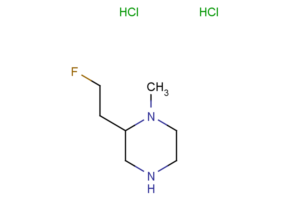 2-(2-fluoroethyl)-1-methylpiperazine dihydrochloride