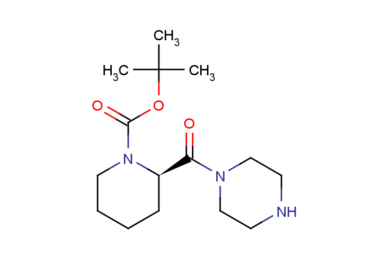 tert-butyl (2R)-2-[(piperazin-1-yl)carbonyl]piperidine-1-carboxylate