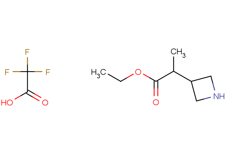 ethyl 2-(azetidin-3-yl)propanoate, trifluoroacetic acid