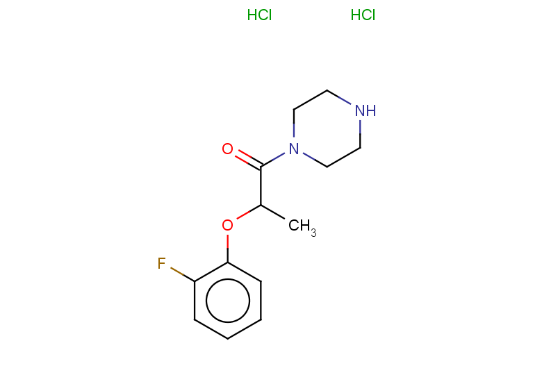 2-(2-fluorophenoxy)-1-(piperazin-1-yl)propan-1-one dihydrochloride