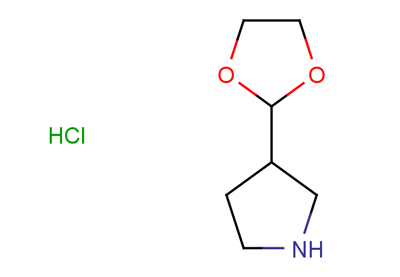 3-(1,3-dioxolan-2-yl)pyrrolidine hydrochloride
