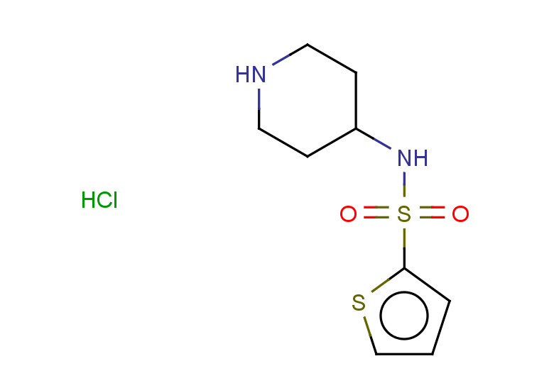 N-(piperidin-4-yl)thiophene-2-sulfonamide hydrochloride