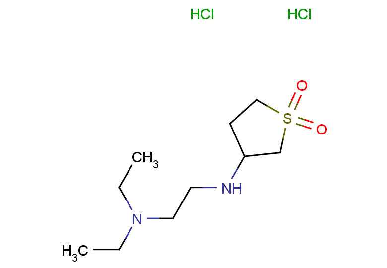 3-{[2-(diethylamino)ethyl]amino}-1lambda6-thiolane-1,1-dione dihydrochloride