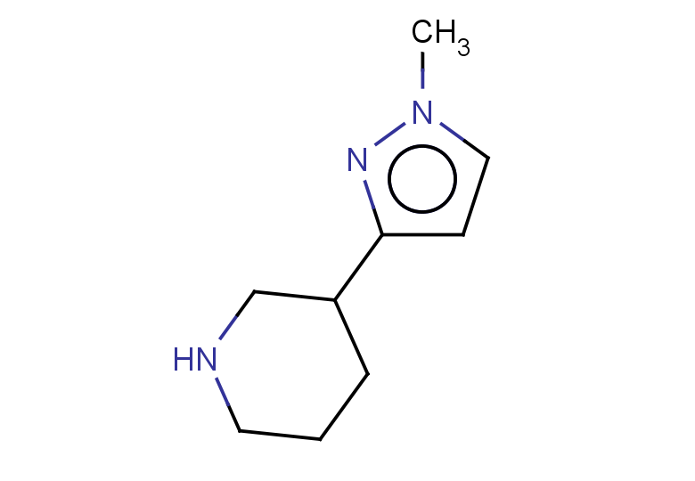 3-(1-methyl-1H-pyrazol-3-yl)piperidine