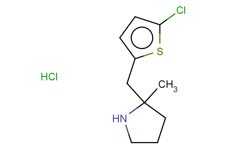 2-[(5-chlorothiophen-2-yl)methyl]-2-methylpyrrolidine hydrochloride