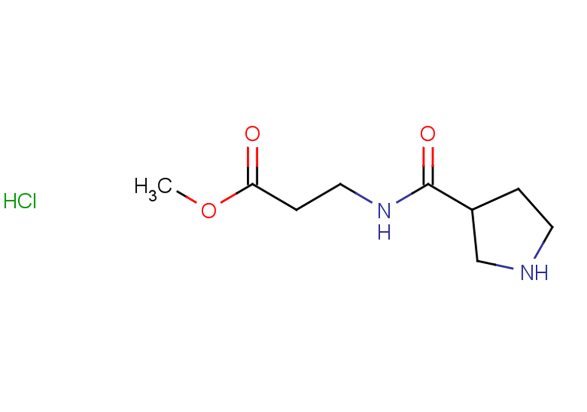 methyl 3-[(pyrrolidin-3-yl)formamido]propanoate hydrochloride