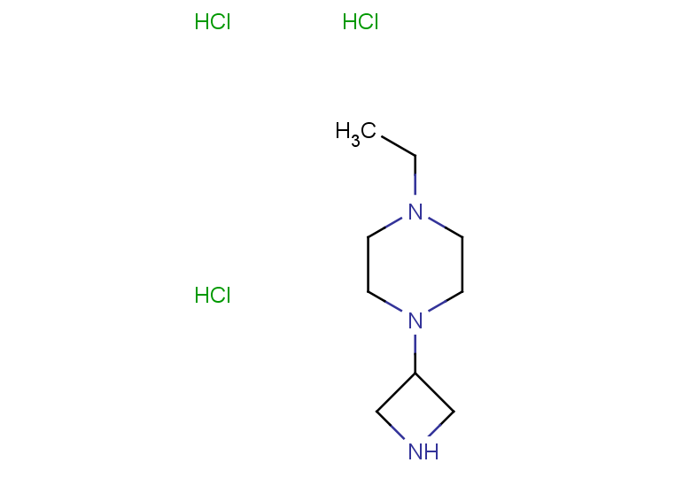 1-(azetidin-3-yl)-4-ethylpiperazine trihydrochloride