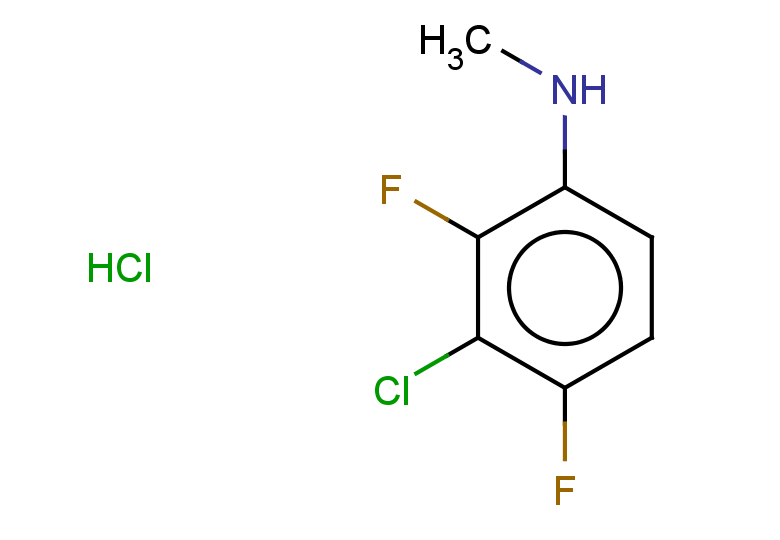 3-chloro-2,4-difluoro-N-methylaniline hydrochloride