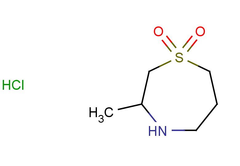 3-methyl-1lambda6,4-thiazepane-1,1-dione hydrochloride